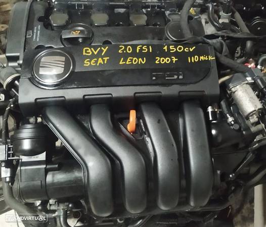 Motor 2.0 FSI 150cv vw - seat leon - Audi A 3 2007 caixa 6 velocidades GXV -- - 2