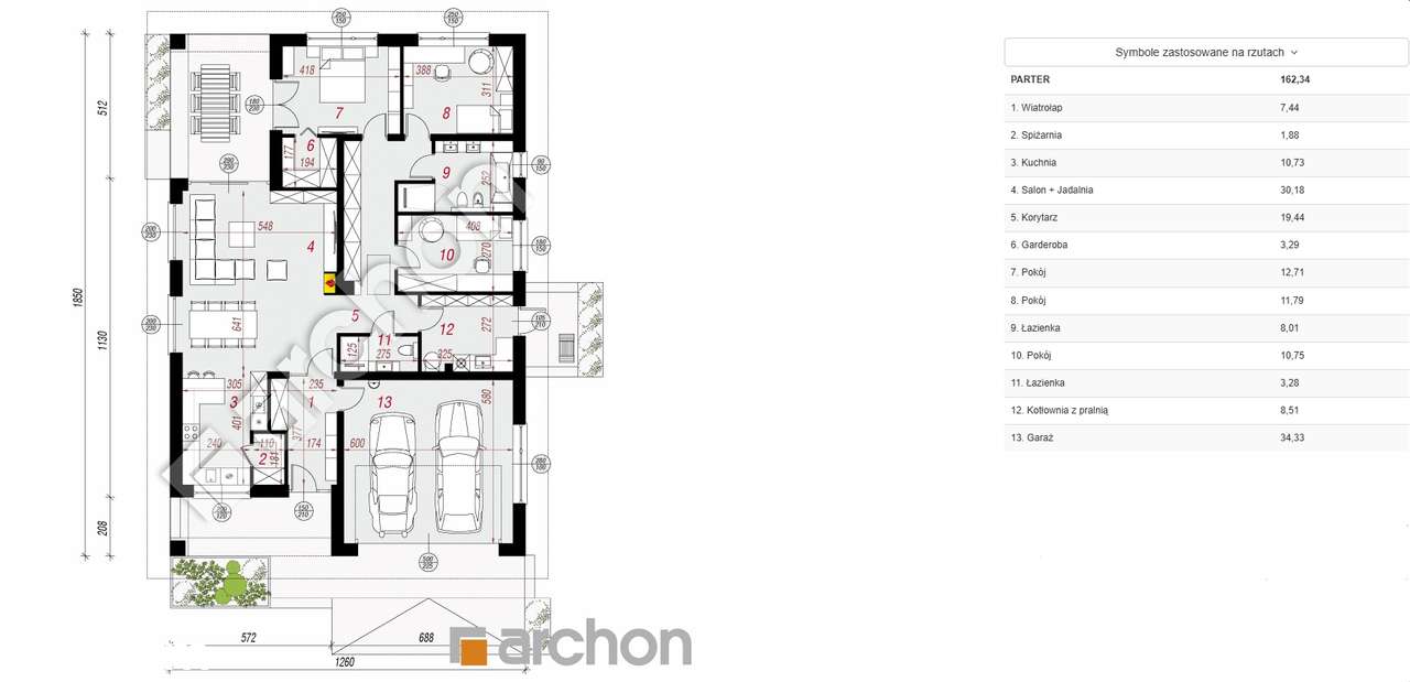 Dom parterowy 163m² na działce 1100m²- Ludwików k/Radomia-6