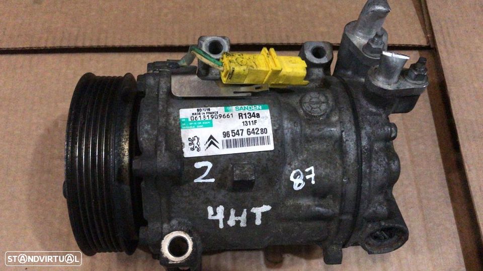 Peça - Compressor Ar Condicionado A/C Peugeot 407 (6D_) 2.0 Hdi Ref