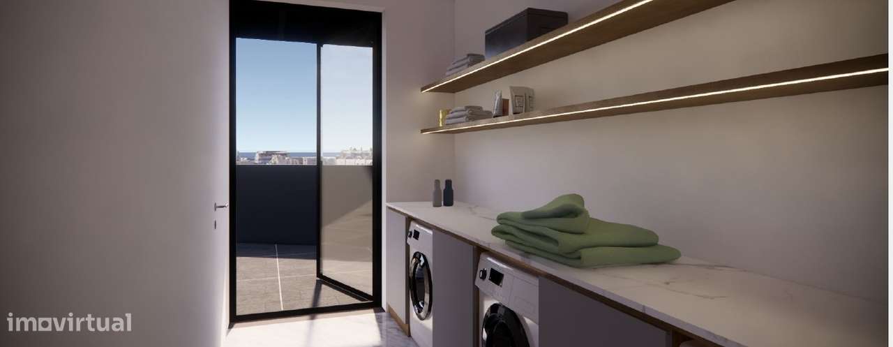 T1 no centro Leça da Palmeira junto à praia - Grande imagem: 5/29