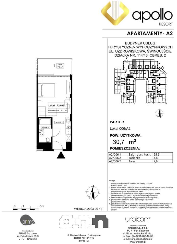 Apartament zwrócony w stronę morza |30 m2| Apollo Resort | tylko u nas-5