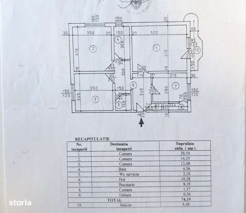 Apartament 3 camere, decomandat, 2 bai, vedere libera, Vitan.-7