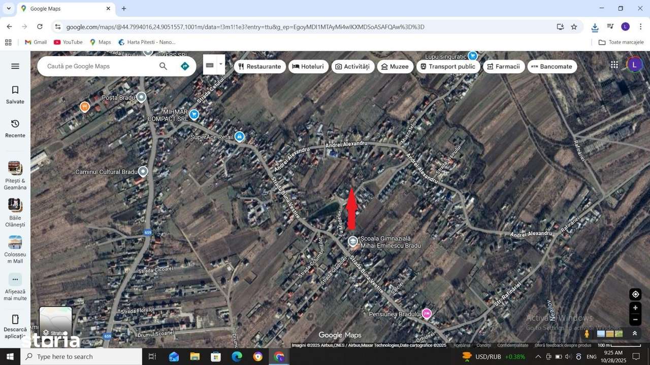 Teren intravilan Bradu, 600 mp - Imagine principală: 4/8