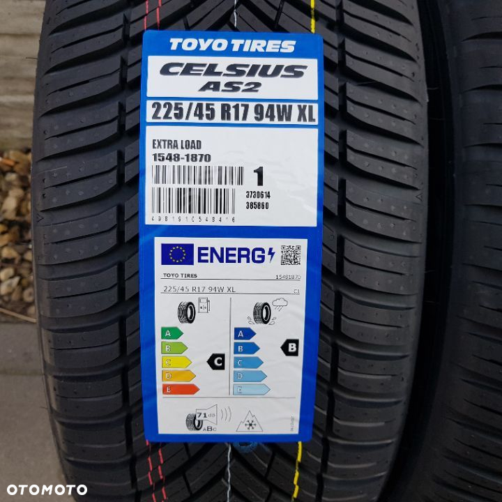 4x 225/45R17 Toyo Celsius AS2 Nowy komplet opon całorocznych Poznań - 2