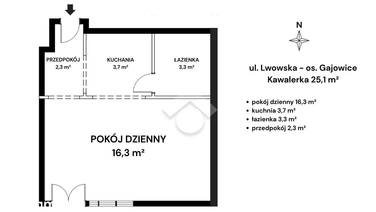 Kawalerka - Centrum - ul Lwowska-11