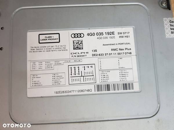 AUDI A6 A7 NAWIGACJA 4G0035192E - 2