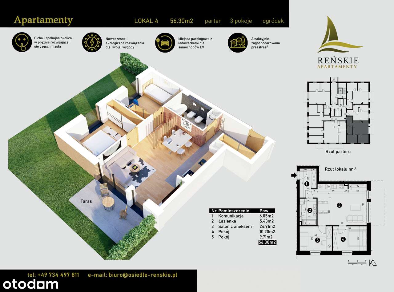 Osiedle Reńskie | mieszkanie 3-pok. | C_4 - Pełny obrazek: 2/7