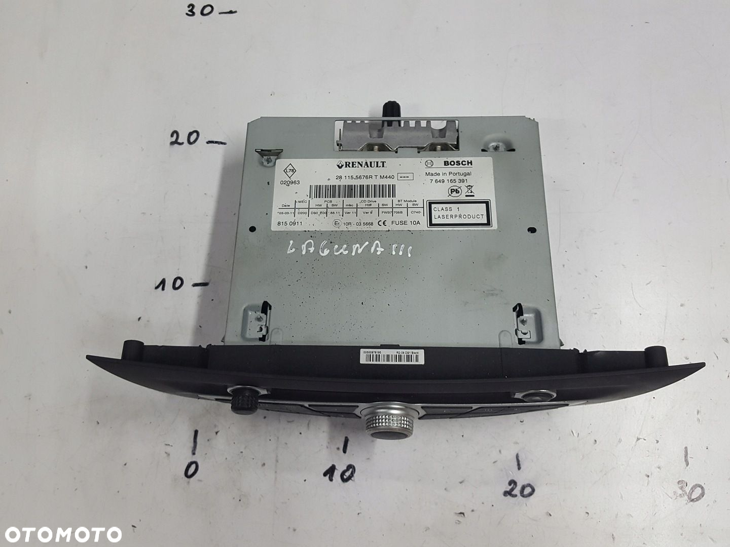 RENAULT LAGUNA III 3 07-15r RADIO CD RADIOODTWARZACZ - 2