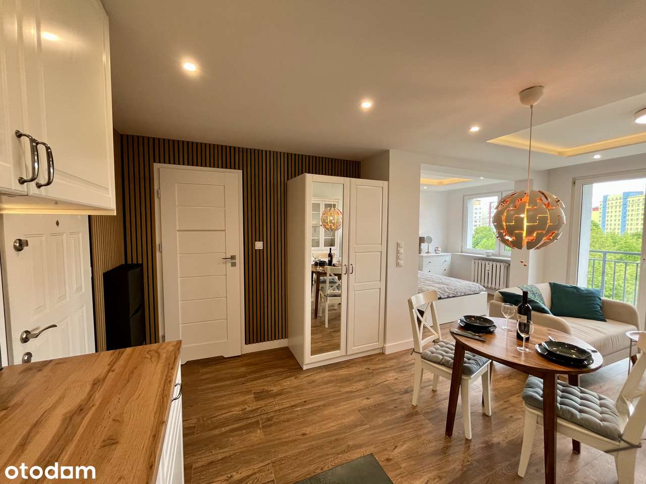 Na Święta :) Mieszkanie 33 m2 Wysoki standard Styl skandynawski Balkon-5