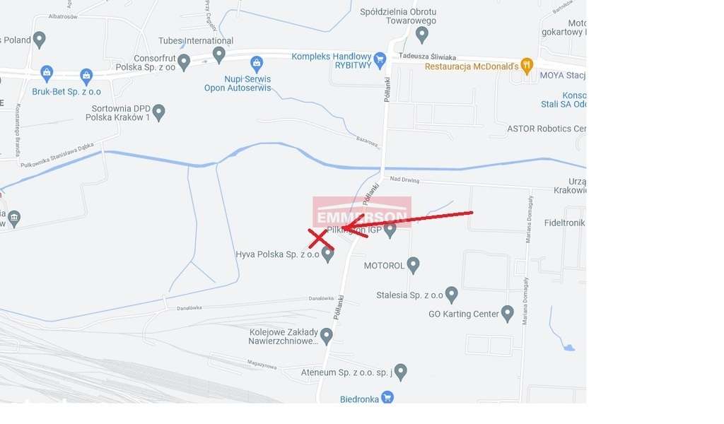 Do wynajęcia działka usługowa na skład