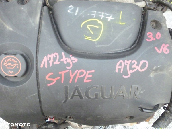 SILNIK JAGUAR S-TYPE 3.0 V6 AJ30 172 TYS - 2