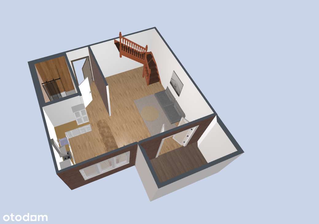 Dwupoziomowe76 m² | garaż | 4 pokoje | niska zabudowa | 2 balkony-11