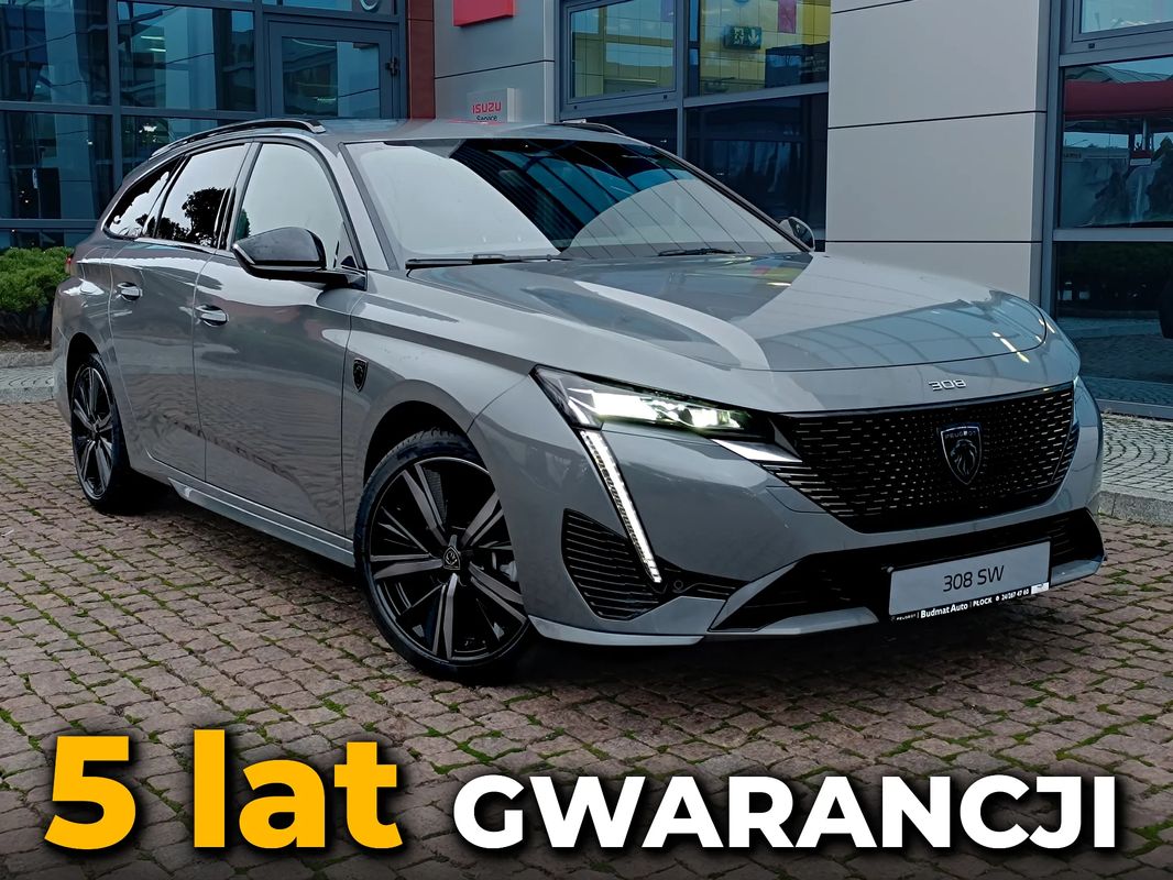 Peugeot 308SW GT 2024 + Opcje dodatkowe - 5 LAT GWARANCJI W CENIE!