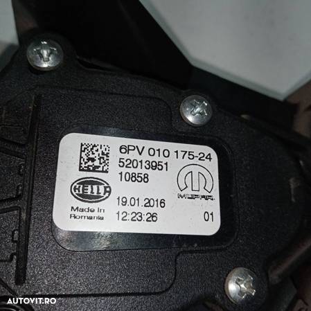 Pedala acceleratie Fiat Doblo Qubo | 6PV01017524 | 52013951 - 4