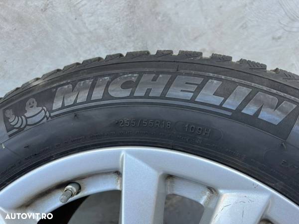 Jante bmw X5 e70f15 x6 e71f16 cu cauc 255/55R18 Michelin vara dot 2016 4-5mm 85jx18is46 - 11