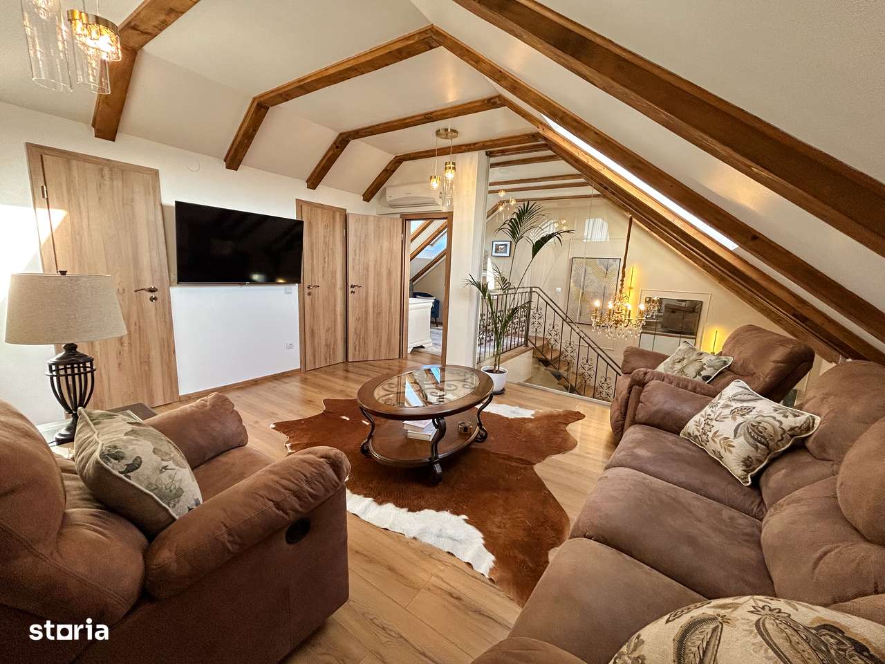 Penthouse complet mobilat si utilat pe 2 niveluri - Ioan V. Ispas - Imagine principală: 4/15