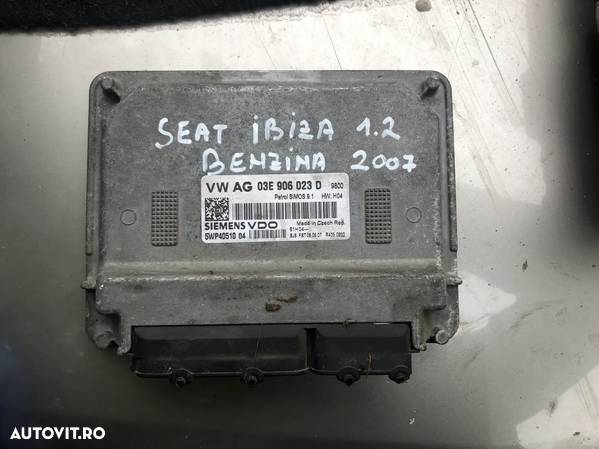 Calculator motor ECU Seat Ibiza 1.2 benzina 2007 - 1