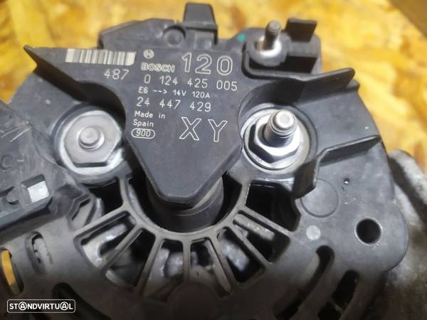 ALTERNADOR OPEL ASTRA H ZAFIRA B 1.6 16V 24447429 0124425005 - 2