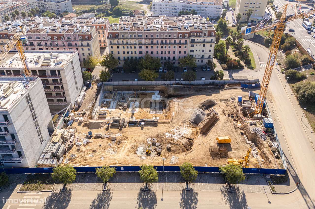 Apartamento T2+1 com varanda, em construção, situado no 3º piso. - Grande imagem: 2/16