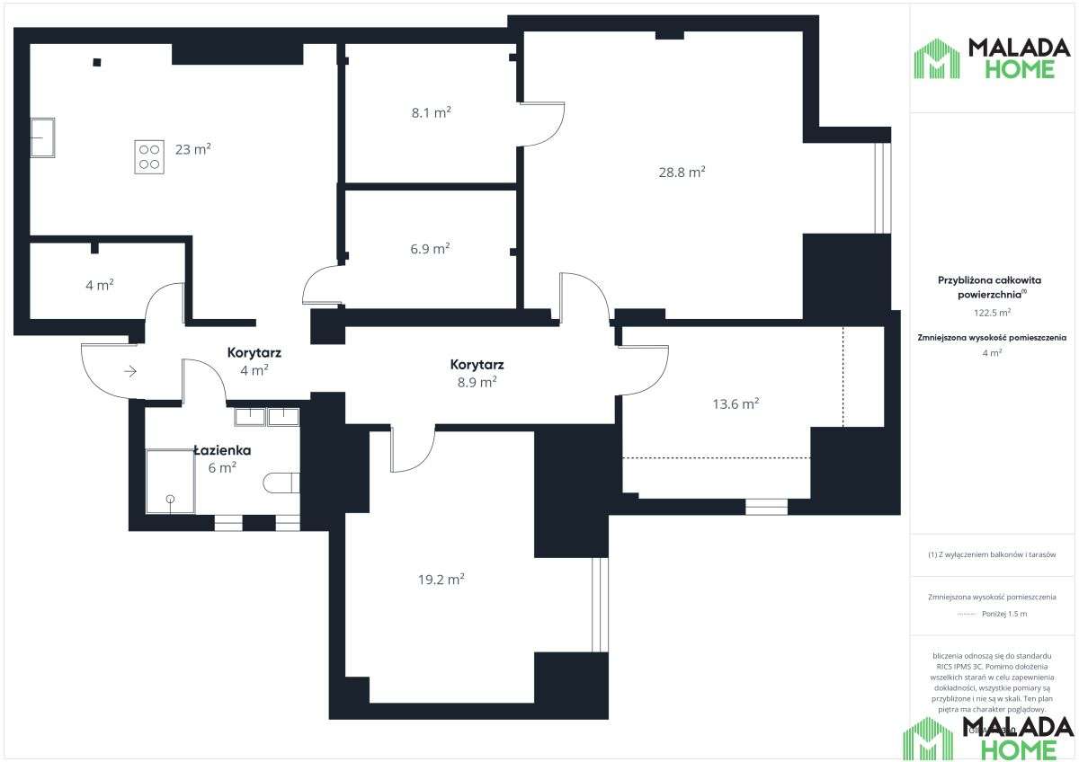 Ekskluzywny apartament 130 m? Sudecka!-19