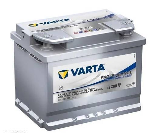 VARTA PROFESSIONAL AGM LA60 12V 60AH 680A P+ MOŻLIWY DOWÓZ MONTAŻ - 4