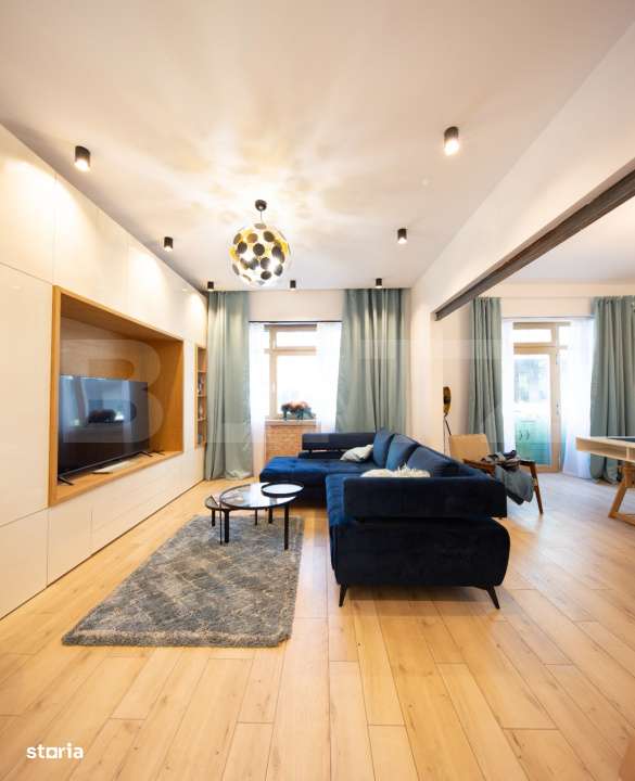 Apartament cu personalitate, tavan inalt si terasa – zona Scala Cent - Imagine principală: 1/19