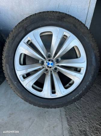 Jante Bmw seria 7 cu cauc 245/50/R18 Dunlop iarna dot 2011 3-4mm 8jx18is30 - 2