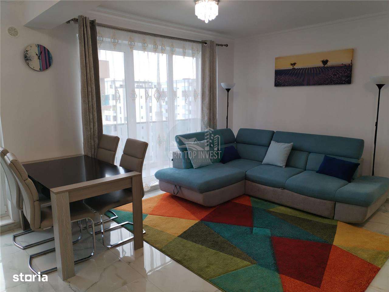 Apartament modern 2 camere cu balcon si loc de parcare zona Doamna Sta - Imagine principală: 3/12