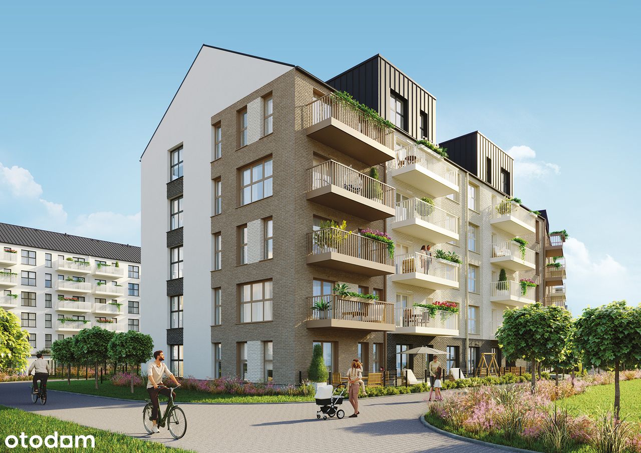 2-pokojowe mieszkanie 42m2 + balkon