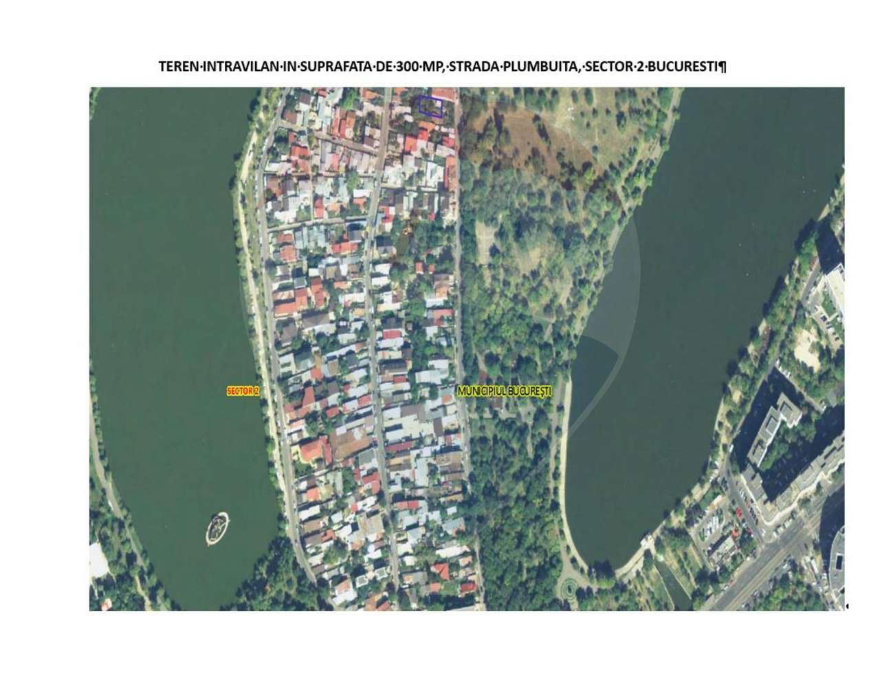 Vanzare teren intravilan curti-constructii,  Strada Plumbuita - Imagine principală: 2/6