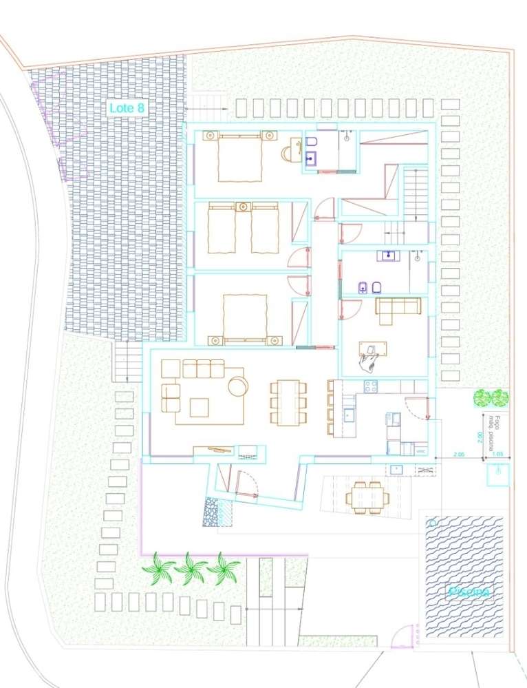 Moradia Unifamiliar, com piscina na Cruz da Areia, Leiria-6