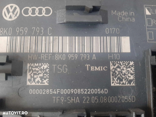 calculator modul usa stanga fata  audi a4 b8 8k 8k0959793a - 2