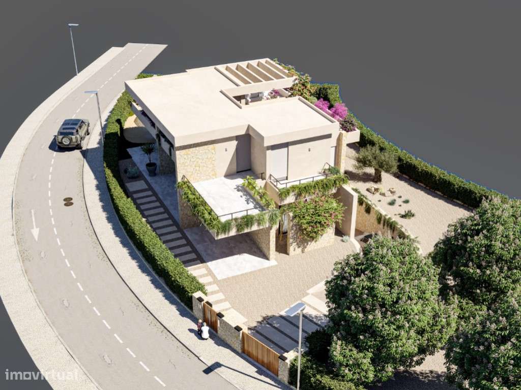 Lote com moradia iniciada junto à Lagoa de Óbidos, golfe e praia-47