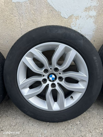 Jante Bmw OEM X1 X3 F25 X5 F26 cu cauc Pirelli 225/60/R17 dot 2013 5-6mm 75jx17is32 - 4