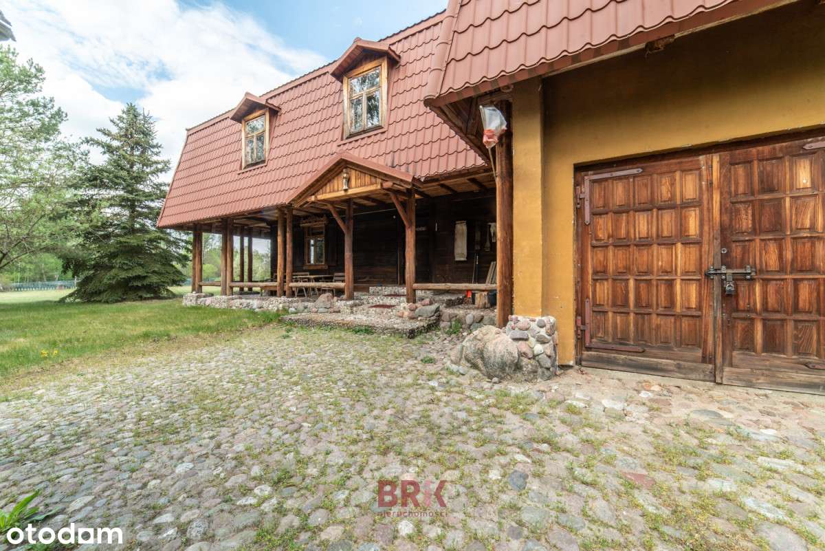 Drewniany dom rustykalny z pracownią na 2,31 ha-1
