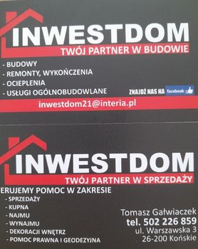 INWESTDOM Gałwiaczek Tomasz Logo