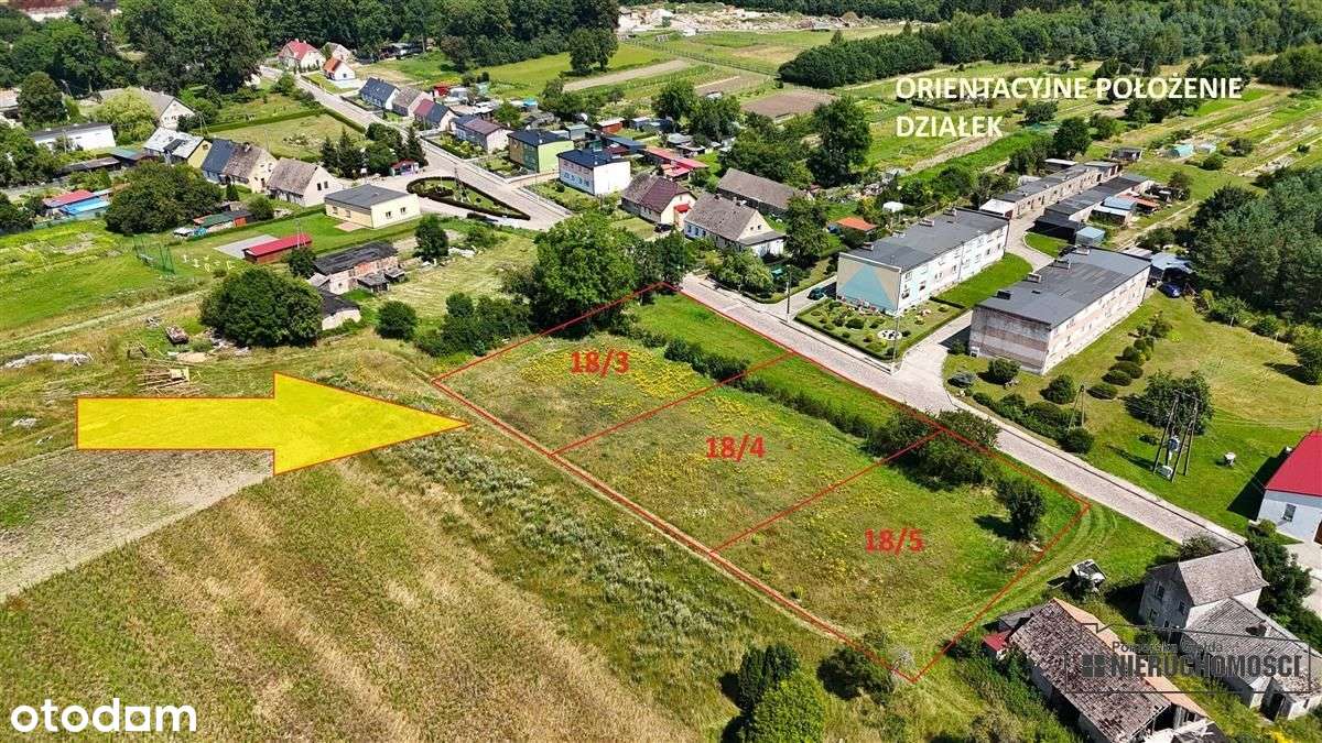 Ząbrowo - działka budowlana blisko Świdwina - na r-1