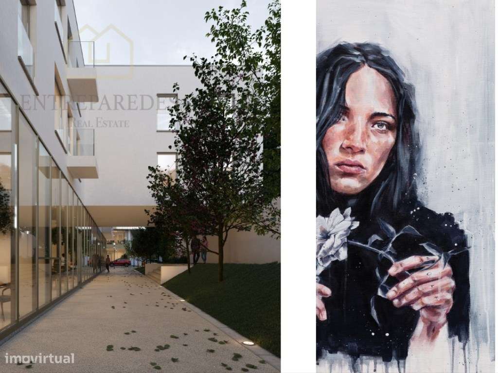 Apartamento T2 com terraço para compar no moderno 'Porto Art's Squa... - Grande imagem: 4/7