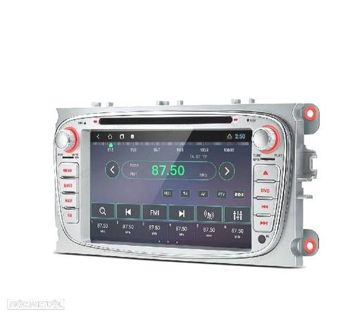 AUTO RADIO ANDROID 10.0 GPS ECRA TACTIL 7" PARA FORD CINZENTO - 5