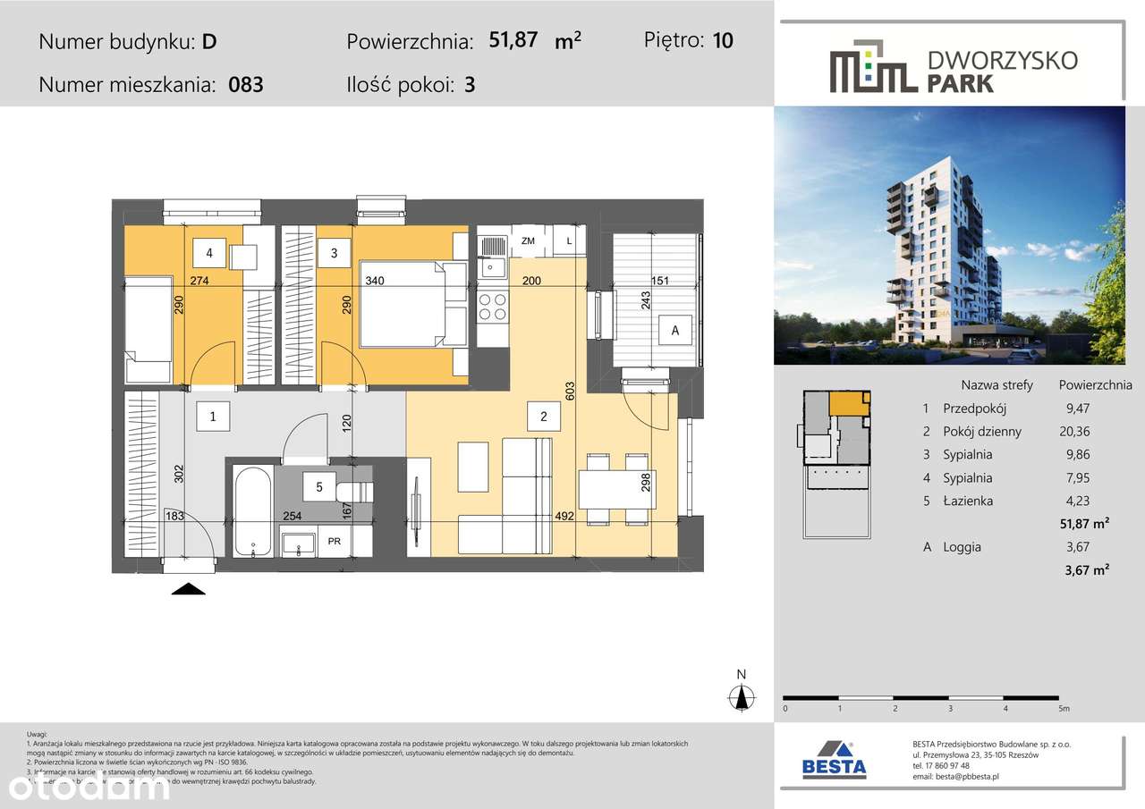 Dworzysko Park | nowe mieszkanie D_083 - Pełny obrazek: 2/7