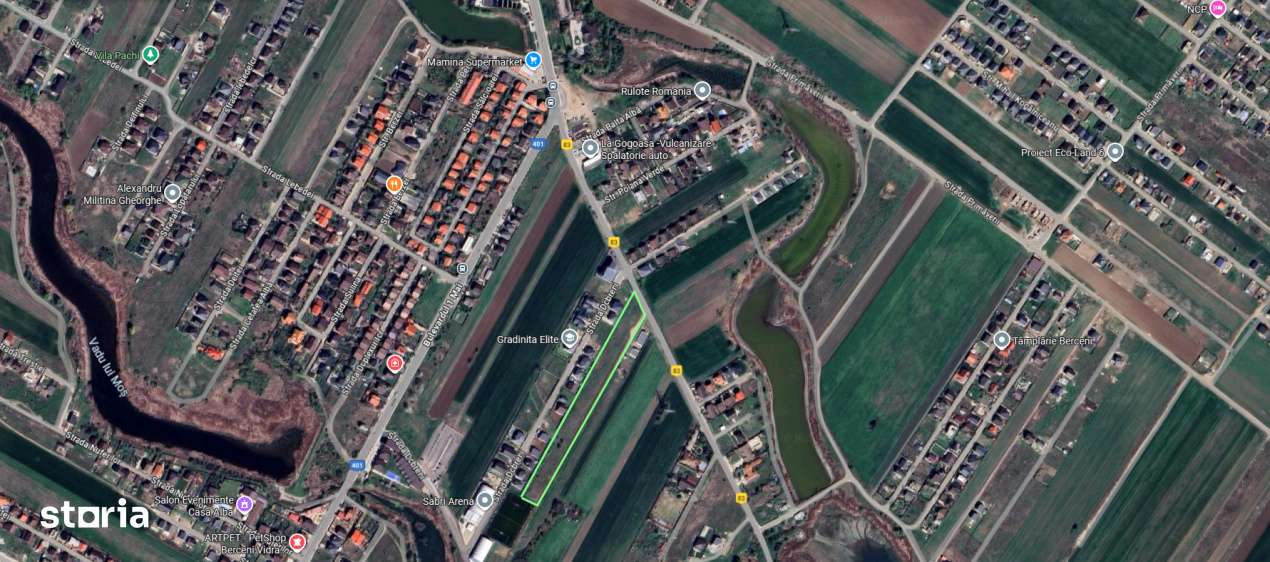 Teren Intravilan In Rate Berceni zona Mamina | curent si gaz | #LG7.1E - Imagine principală: 5/14