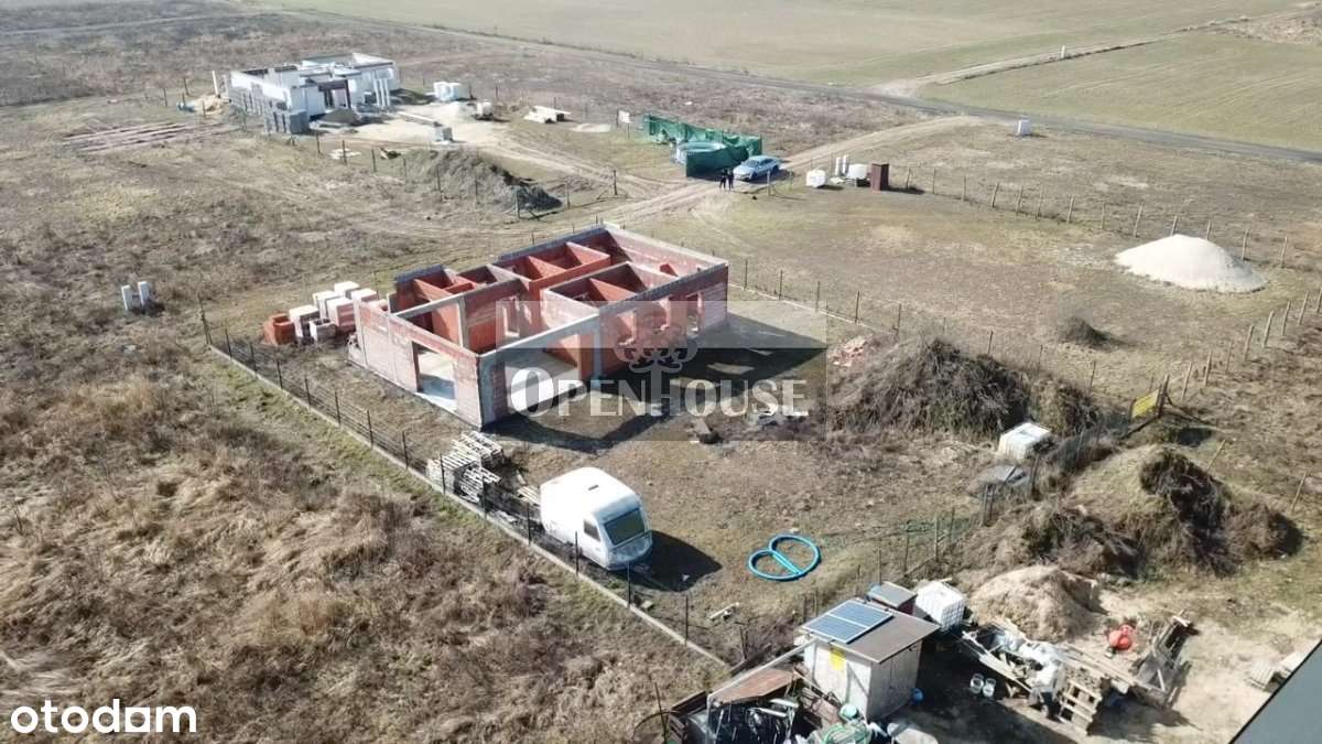 Działka z rozpoczętą budową Długie Nowe-2