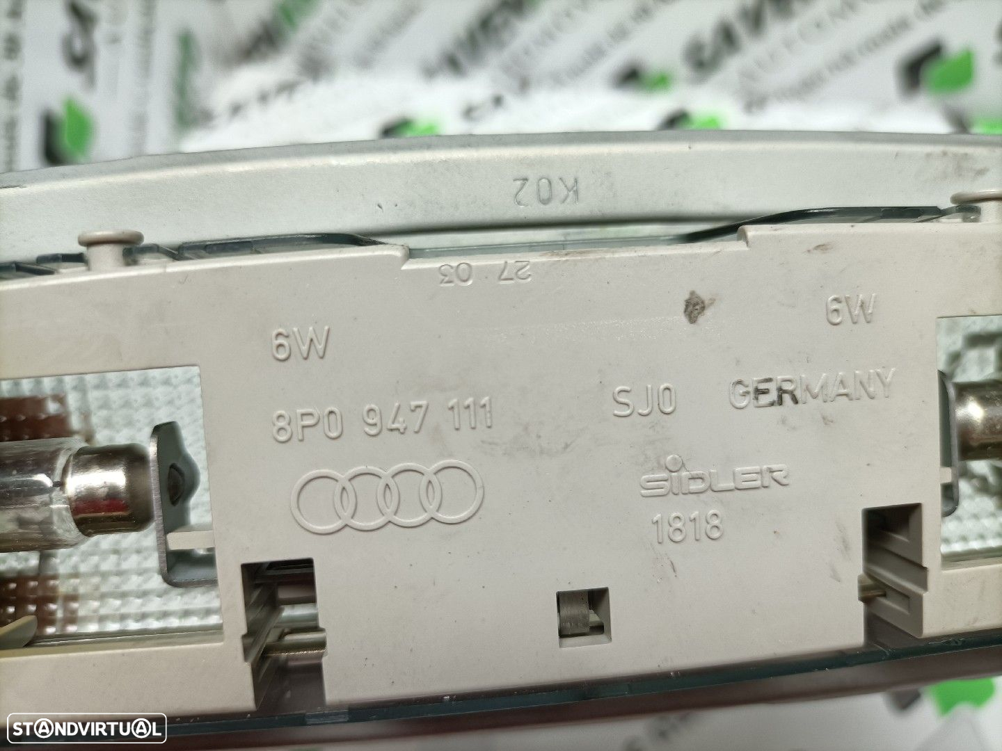 Plafonier / Botão Luz Tecto Audi A3 (8P1) - 3