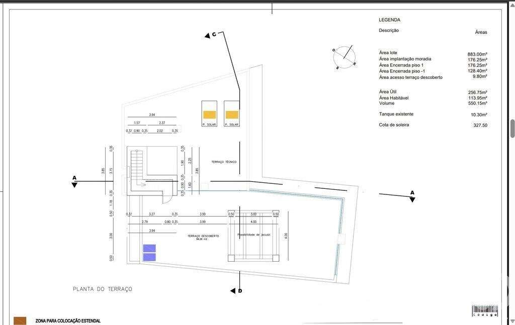 Terreno T3 em São Brás de Alportel de 256,00 m2 - Grande imagem: 5/30