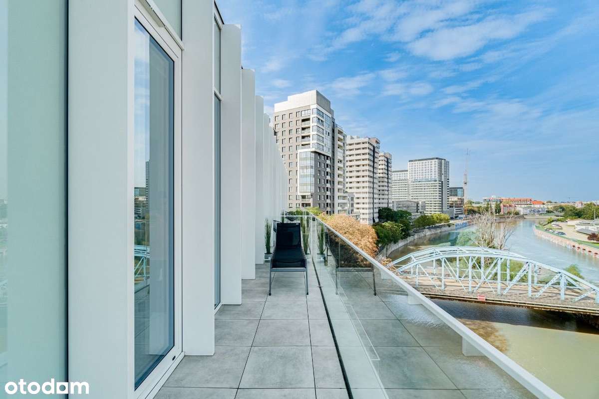 Dwa balkony | Ostatnie piętro z niesamowitym widokiem na Odrę | Bulwar-11