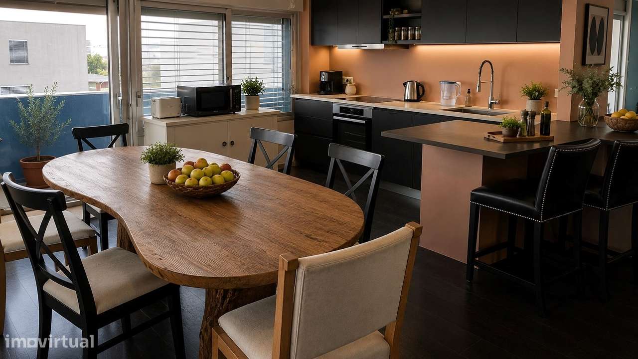 Apartamento T4 Duplex com terraço e 3 lugares de garagem-11
