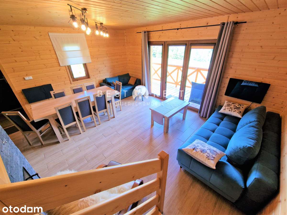 Dom z drewna z dużą, widokową działką Nowa Cena-7