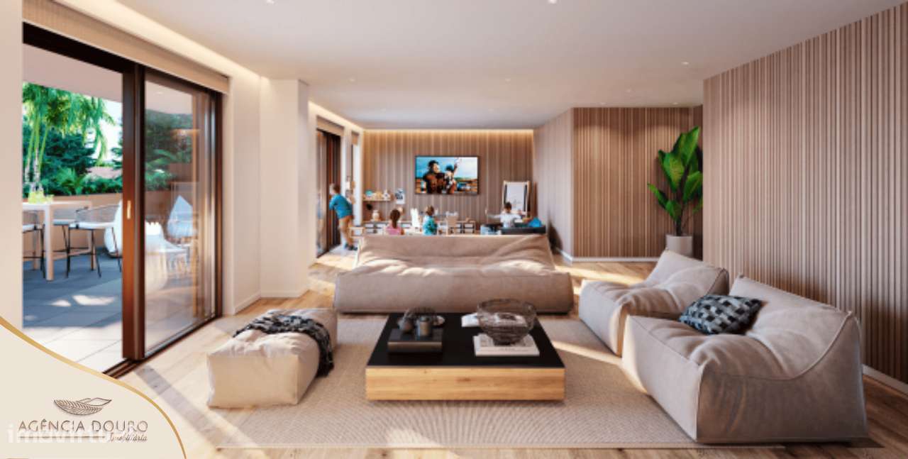 Apartamento T2 com varanda, condomínio fechado no coração de Rio Tinto-11