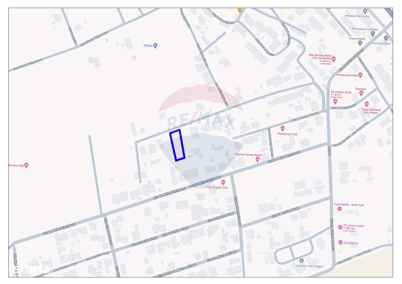 Teren 1,095mp Sânmartin, Beverly Hills / Strada Liviu Rebreanu - Imagine principală: 3/3