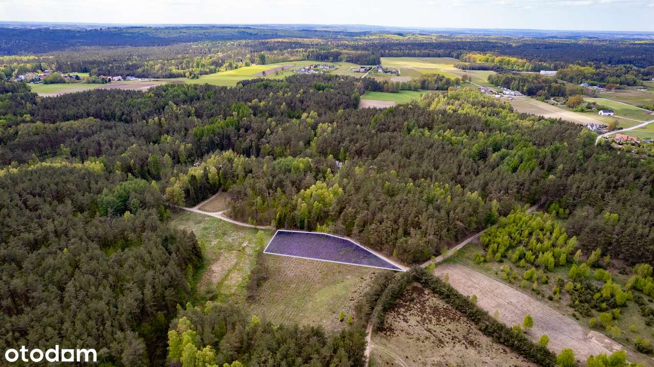 Malownicza działka z Warunkami zabudowy – Bieszkowice, ul .Polna-6